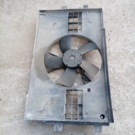 Вентилятор охлаждения радиаторы в сборе с диффузором , диффузор, Mitsubishi Lancer X Мицубиси Лансер 10 х , 2008г.в.