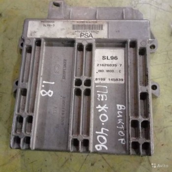ЭБУ ДВИГАТЕЛЕМ PEUGEOT 406 1.8, SL96, 21626035-7, 216260357