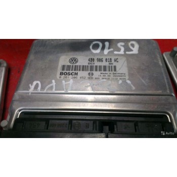 Блок управления фольксваген пассат 4в0906018ас 4B0906018AC Блок управления двигателем VAG VW PASSAT [B5] (1996-2000) 0261206452 810 800 benzin Бош Bosch